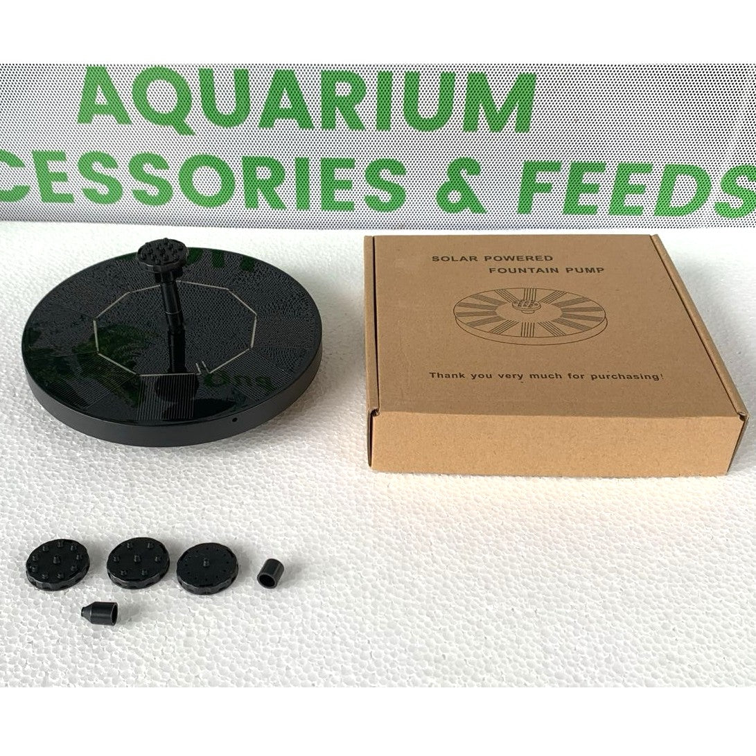 Solar Floating Fountain Pump 18 cm Diameter with 6 Fountain Nozzles - 8