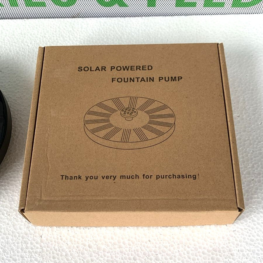 Solar Floating Fountain Pump 18 cm Diameter with 6 Fountain Nozzles - 7