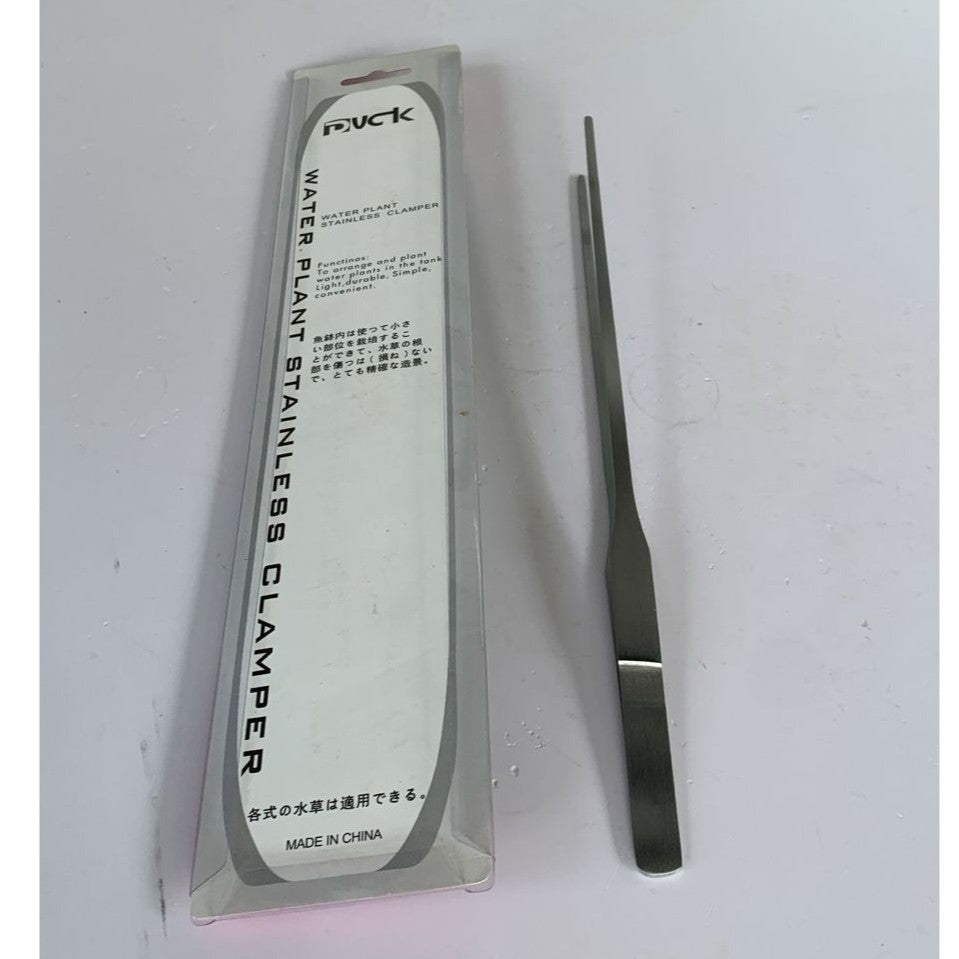 Straight Tweezer 25 cm for Precision Aqua scaping - Plant Stainless Clamper - 4