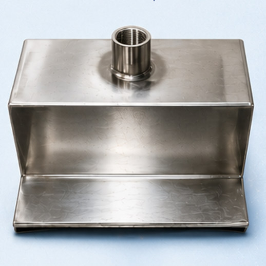 Premium 8-Inch Stainless Steel Short Neck Waterfall Cascade