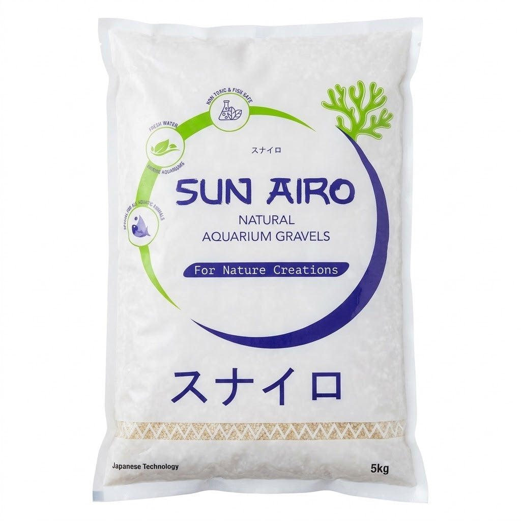 Sun Airo Natural Aquarium Gravels (5kg) – for Nature Creations