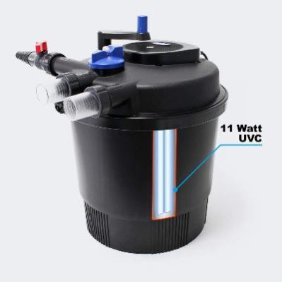 SUNSUN CPF–10000 Pressure Pond External Filter UV-C 11 Watts - 5