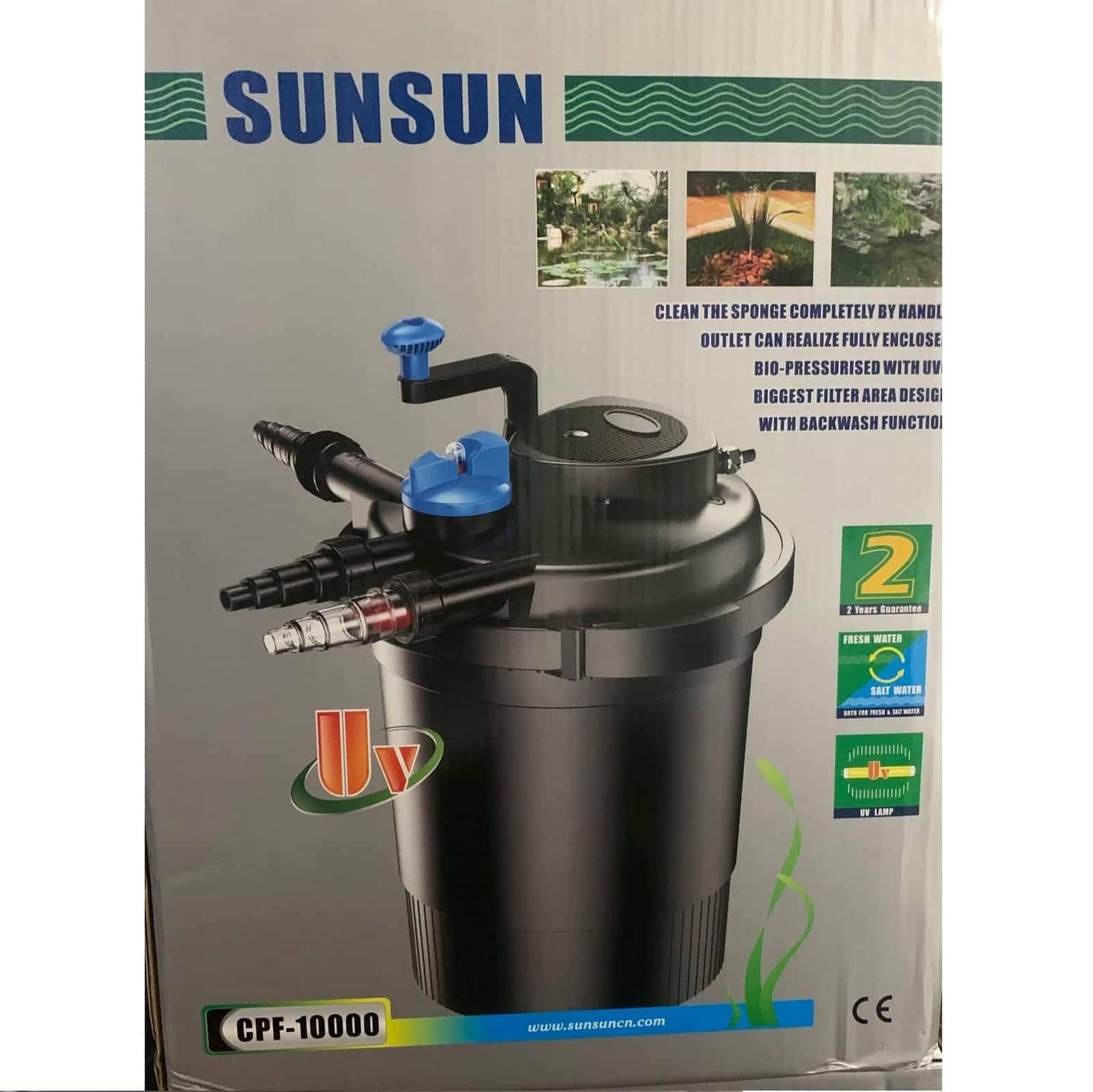 SUNSUN CPF–5000 Pressure Pond External Filter UV-C 11 Watts - 5