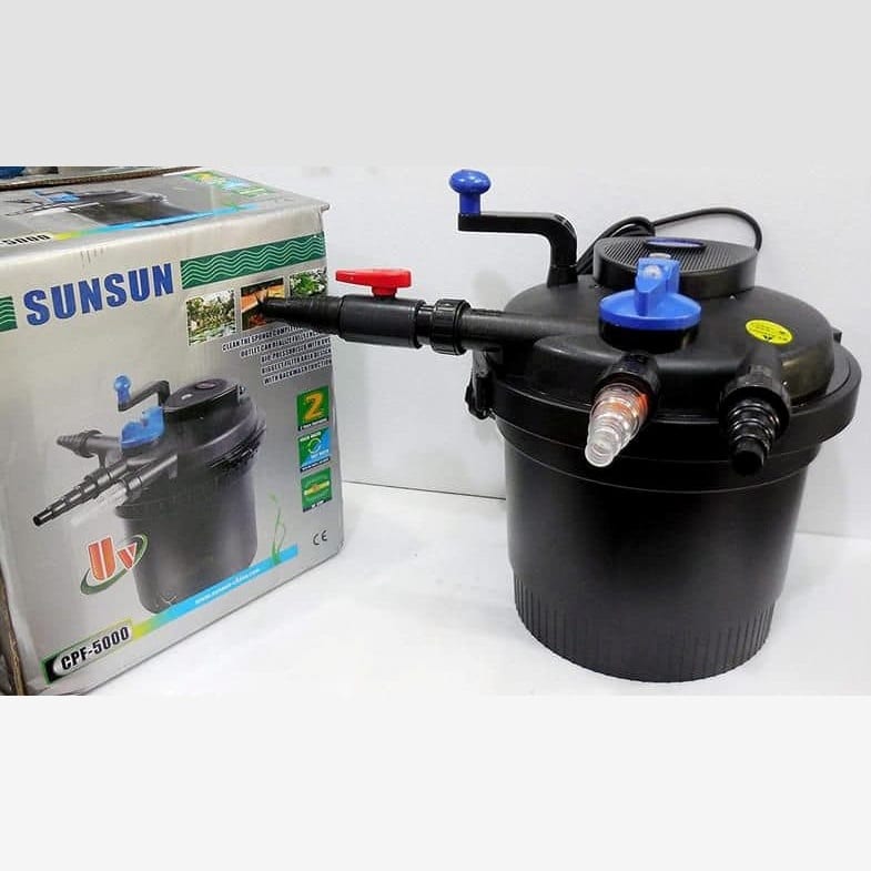 SUNSUN CPF–5000 Pressure Pond External Filter UV-C 11 Watts