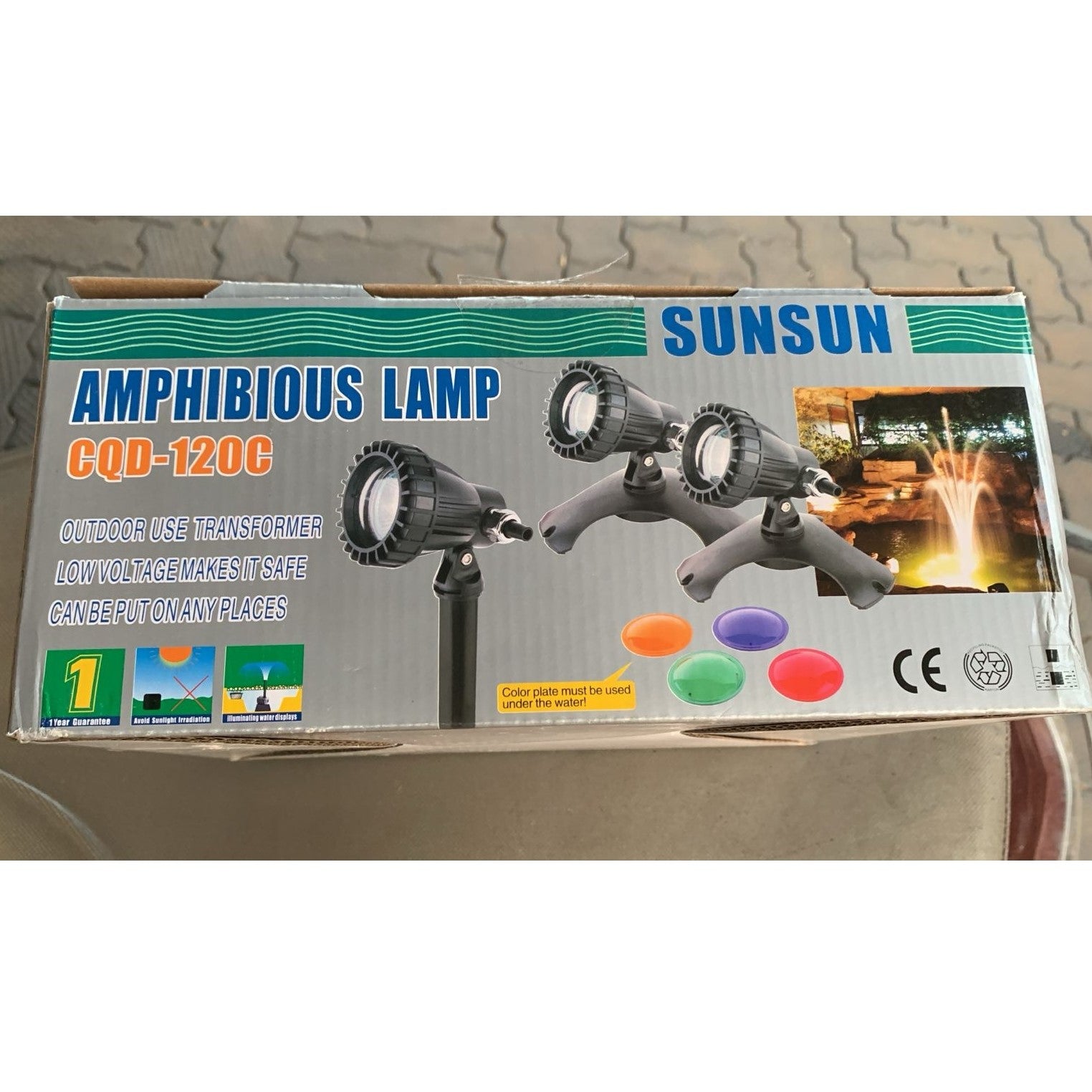 Sunsun CQD-120C Submersible LED Lamp Pond Light - 3