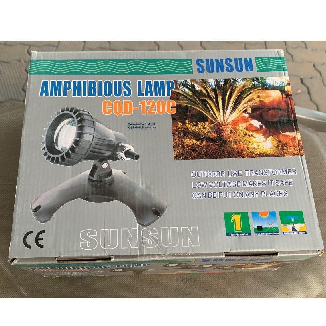 Sunsun CQD-120C Submersible LED Lamp Pond Light - 2