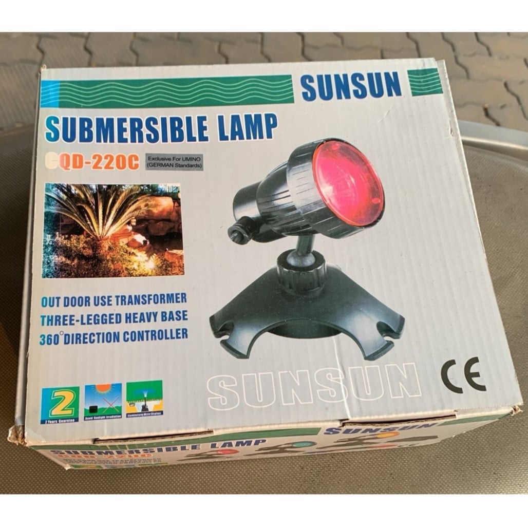 Sunsun CQD-220C Submersible LED Lamp Pond Light - 6