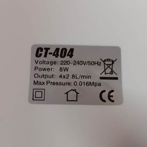 Sunsun CT-404 4 way Aquarium Air pump - 5