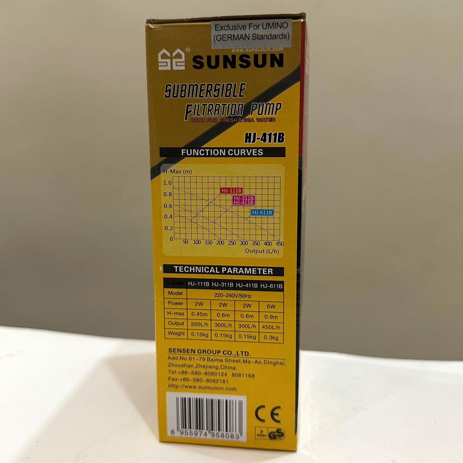 Sunsun HJ-411B Internal Submersible Filtration Pump For Aquarium - 4