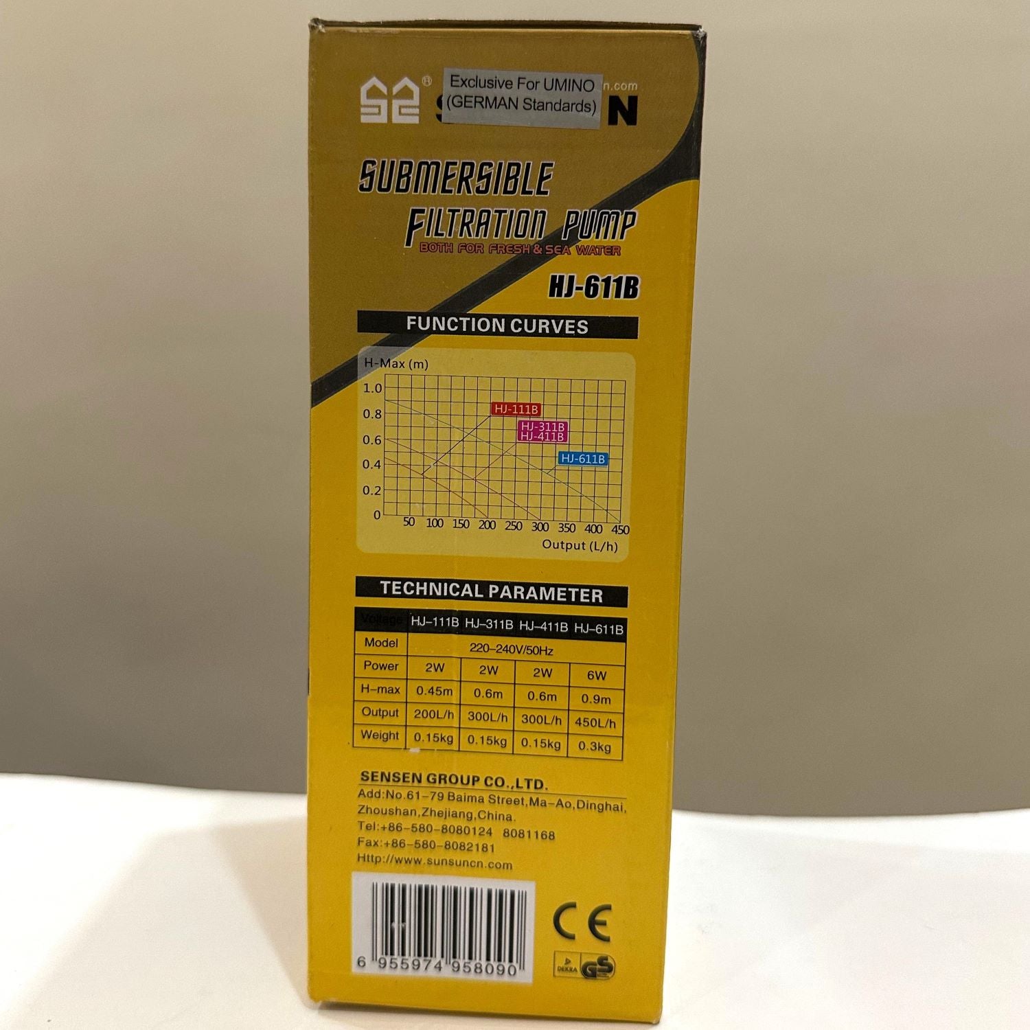 Sunsun HJ-611B Internal Submersible Filtration Pump For Aquarium - 3