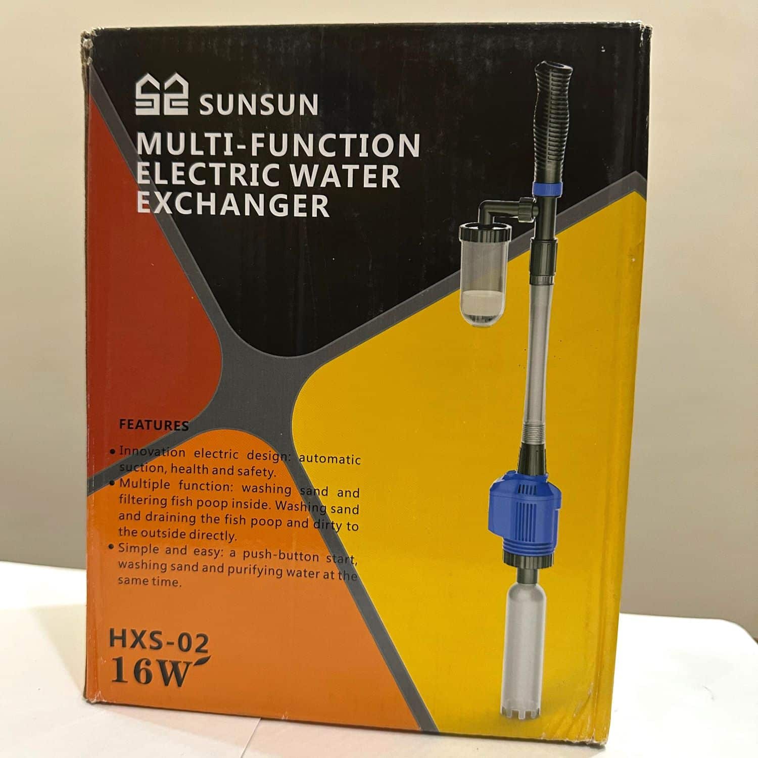 Sunsun HXS-02 Electric water exchanger Aquarium gravel cleaner 16W - 2