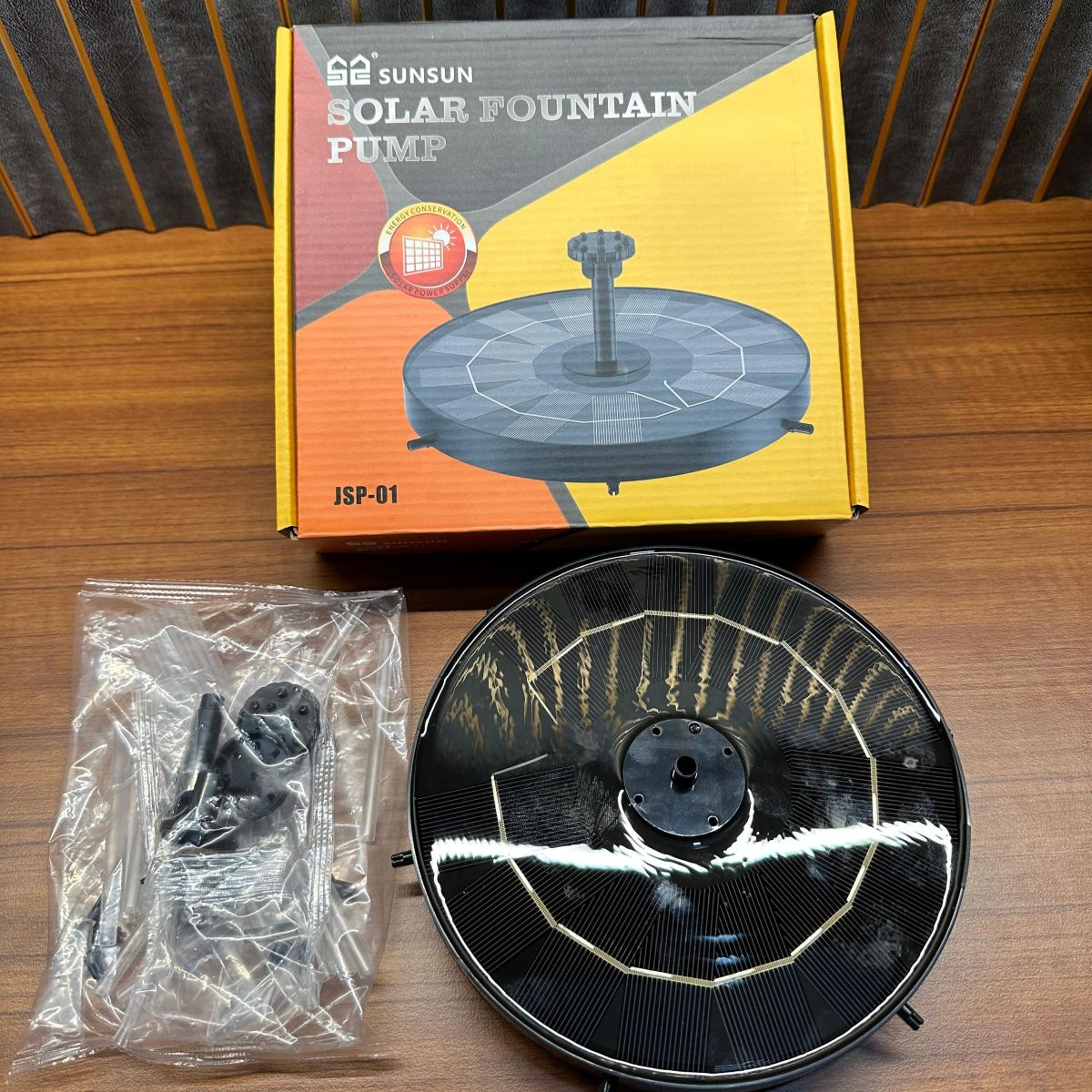 Sunsun JSP-01 Floating Solar Fountain Pump (2.5W) – Eco-Friendly Pond & Garden Decor - 5