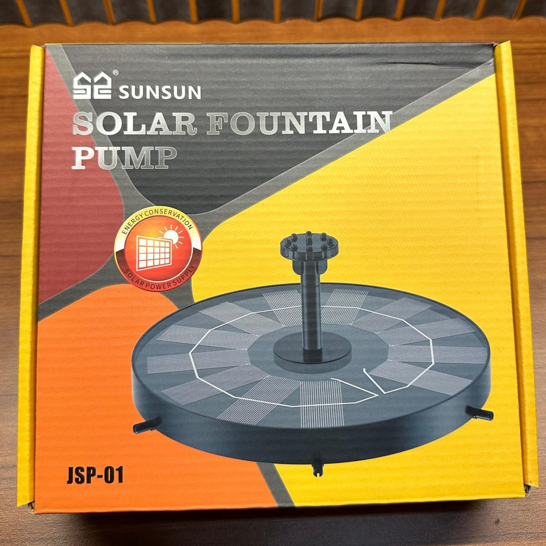 Sunsun JSP-01 Floating Solar Fountain Pump (2.5W) – Eco-Friendly Pond & Garden Decor