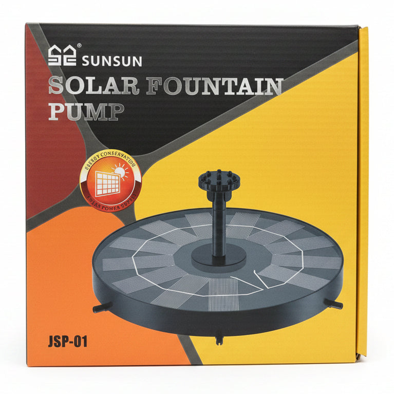 Sunsun JSP-01 Floating Solar Fountain Pump (2.5W) – Eco-Friendly Pond & Garden Decor