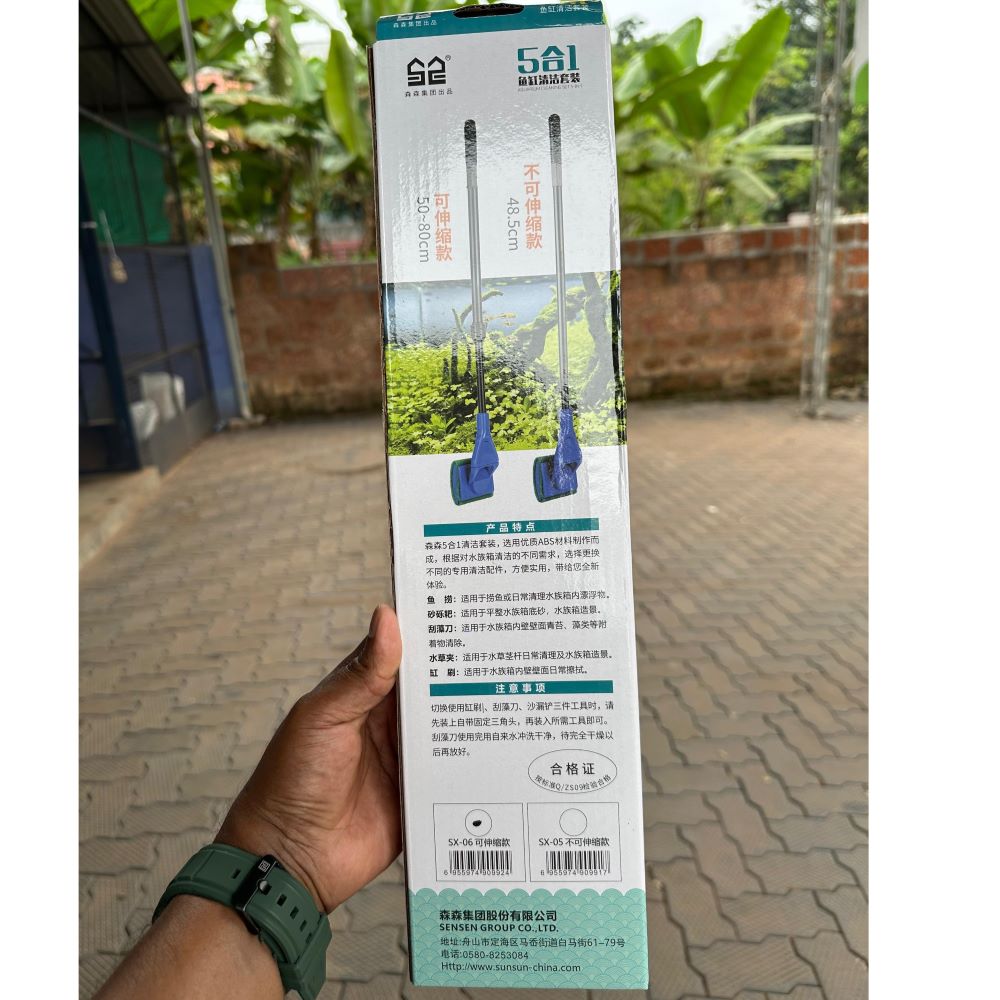 Sunsun SX-06 5 in 1 Scrapper for Glass Aquariums - 3