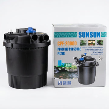 Sunsun CPF-20000 Bio Pressure Pond Filter - 36W UV Light, 12000 L/H