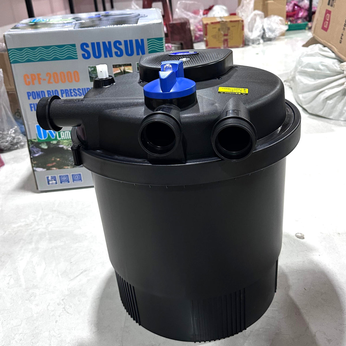 Sunsun CPF-20000 Bio Pressure Pond Filter - 36W UV Light, 12000 L/H