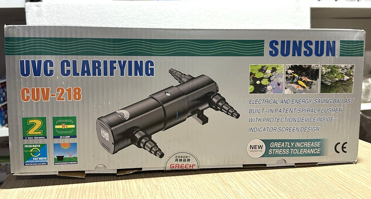 Sunsun CUV-218 Pond UV Clarifier 22W - High-Capacity UVC Sterilizer