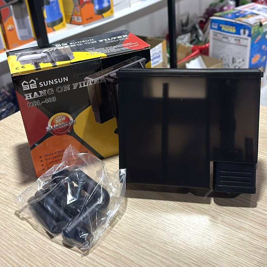 Sunsun HBL-403 Hang-On-Back Aquarium Filter (5W, 400 L/H)
