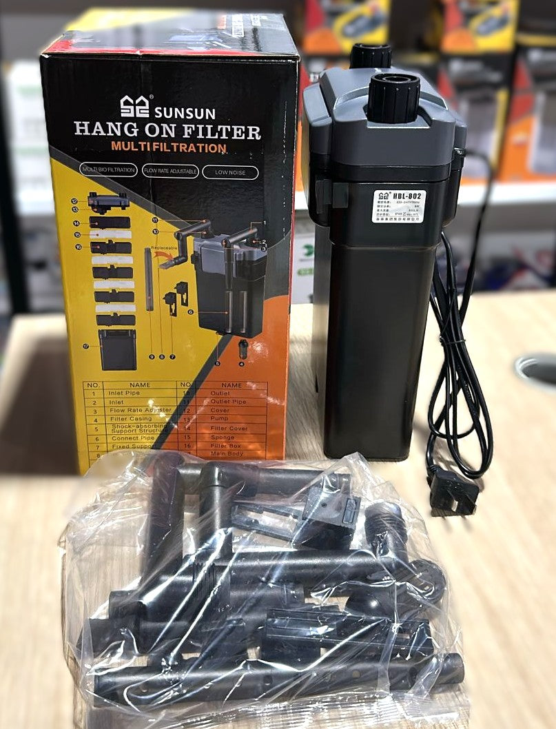 Sunsun HBL-802 Hang-On Multi-Filtration Filter (6W, 500 L/H)