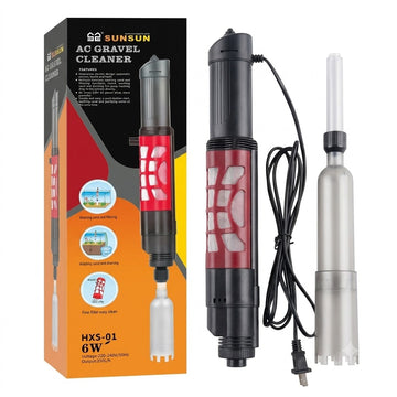 Sunsun HXS-01 AC Gravel Cleaner (6W) – Electric Aquarium Vacuum
