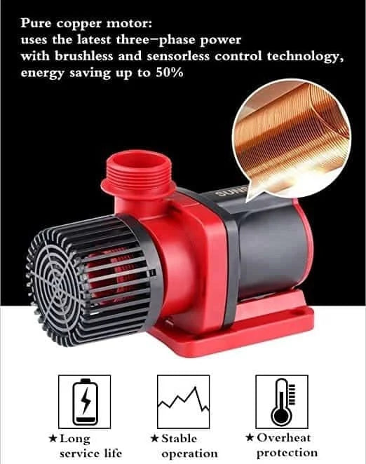 Sunsun JDP-6000 DC Frequency Variation Pump (24V)