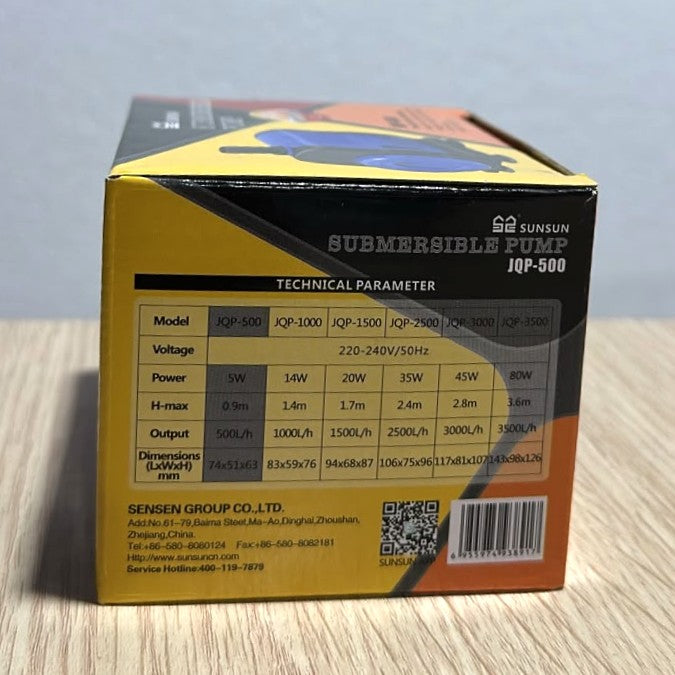Sunsun JQP-500 Submersible Pump (5W, 500 L/H)