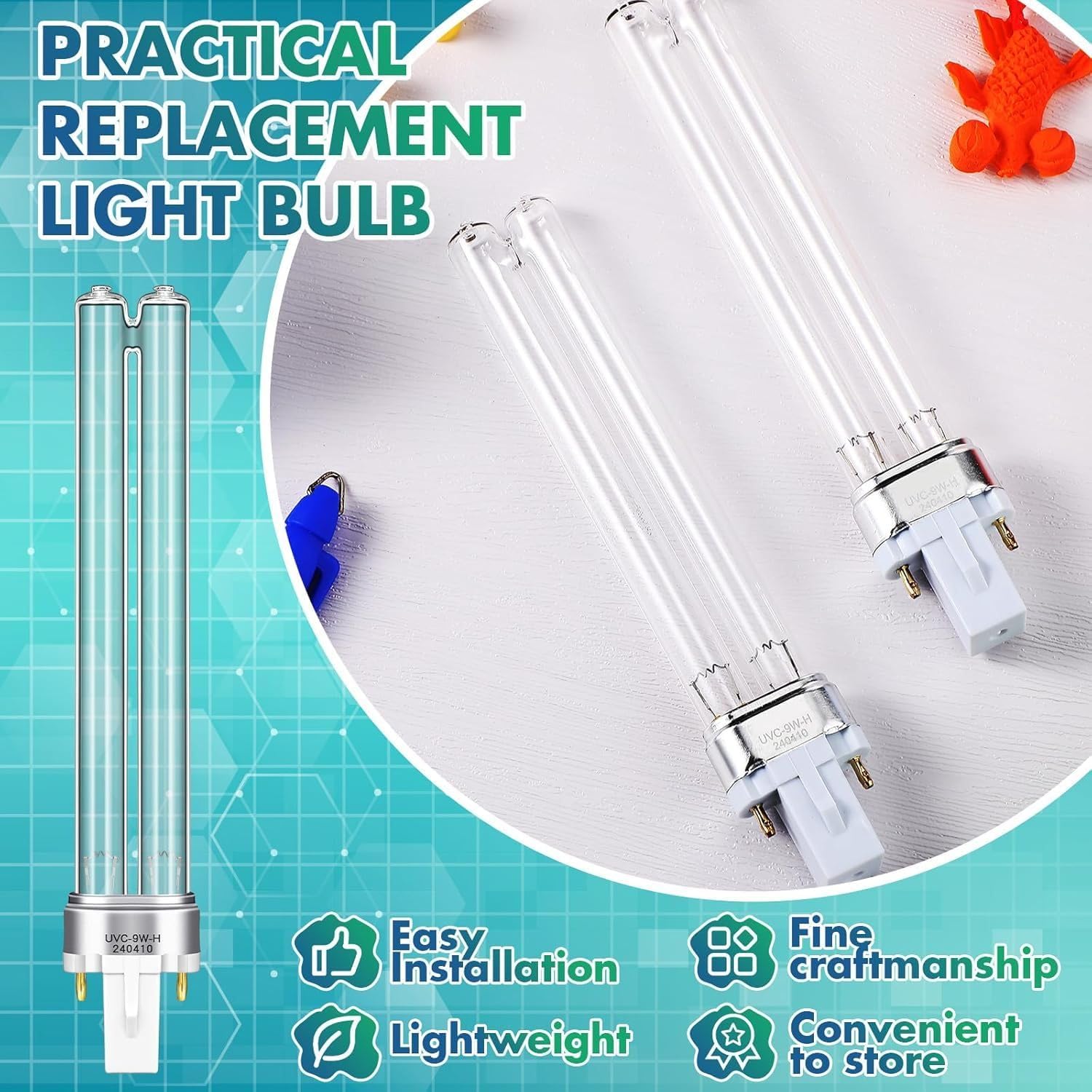 Sunsun 9W Spare UV Replacement Bulb for Sunsun Canister Filters