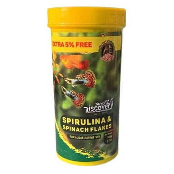 Taiyo Plus discovery Spirulina and Spinach flakes 105 gram