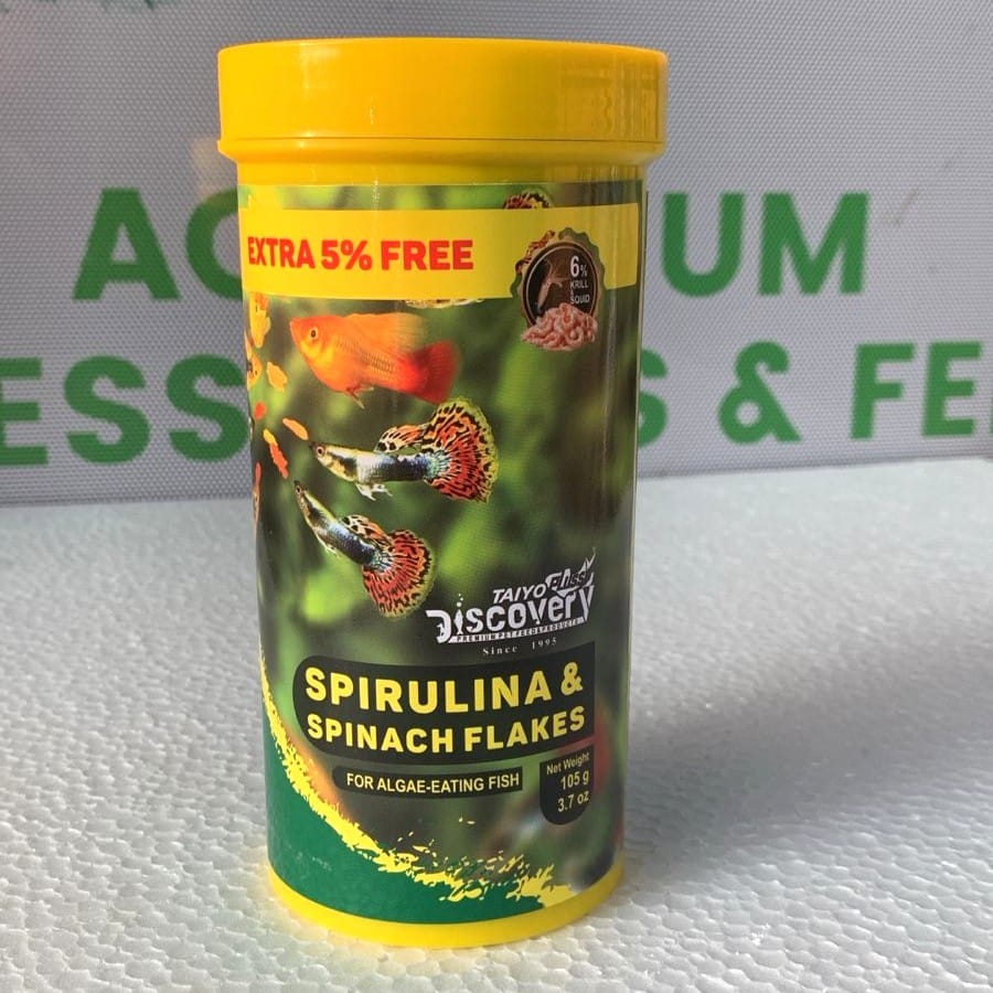 Taiyo Plus discovery Spirulina and Spinach flakes 105 gram - 4