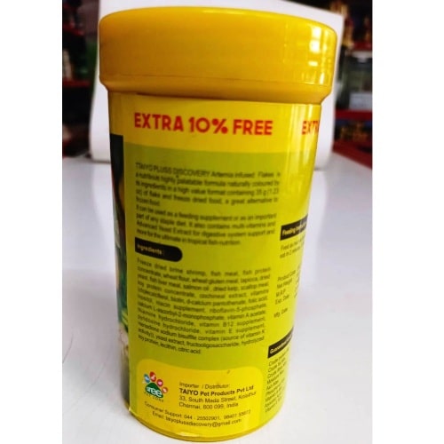 Taiyo Pluss Discovery Artemia Infused Flakes 55 grams - 2