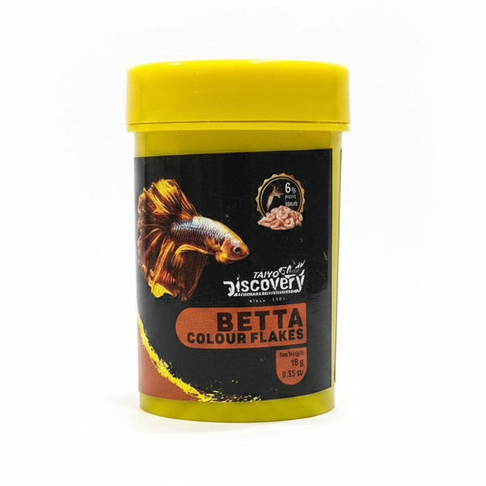 Taiyo Pluss Discovery Betta Colour Flakes 10 grams Fish food