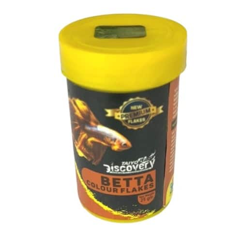 Taiyo Pluss Discovery Betta Colour Flakes 25g Fish food