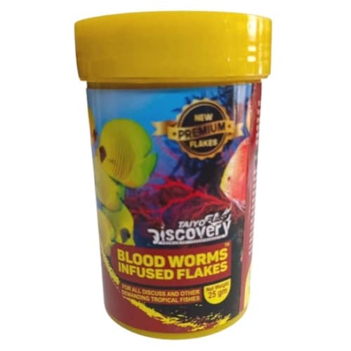 Taiyo Pluss Discovery Blood Worms Infused Flakes 25 grams