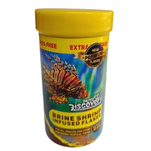 Taiyo Pluss Discovery Brine Shrimp Infused Flakes 52 grams