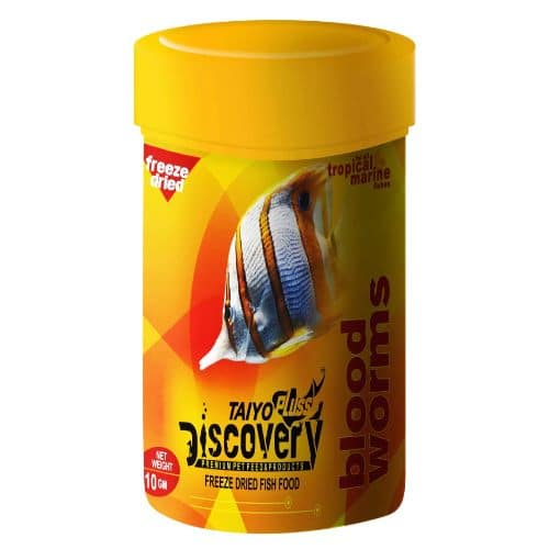 Taiyo Pluss Discovery Dried Blood Worms 10 gram Fish Feed
