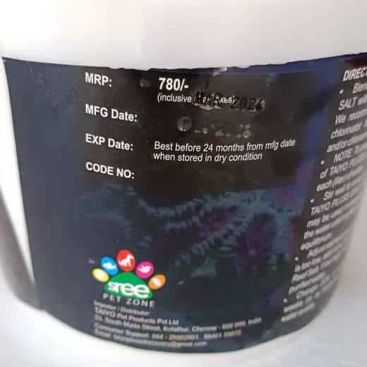 Taiyo Pluss Discovery Pro Reef Marine Salt 2kg Bucket - 4