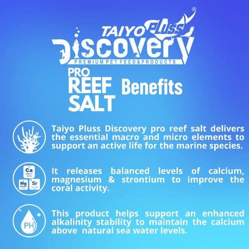 Taiyo Pluss Discovery Pro Reef Marine Salt 2kg Bucket - 5