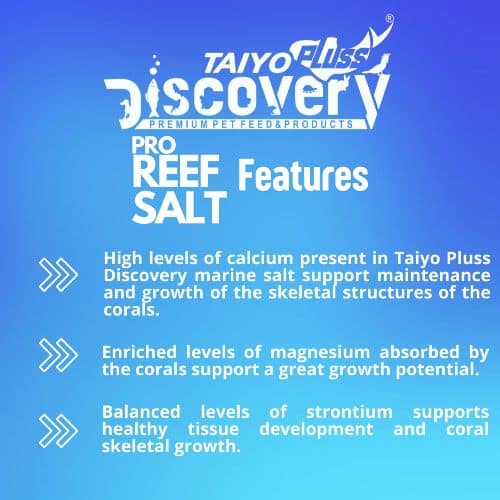 Taiyo Pluss Discovery Pro Reef Marine Salt 2kg Bucket - 7