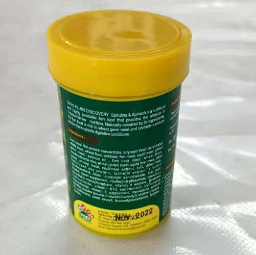 Taiyo Plus discovery Spirulina and Spinach flakes 25 gram - 2