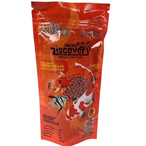 Taiyo Pluss Discovery fish food 2.5 mm size 100 grams Pouch