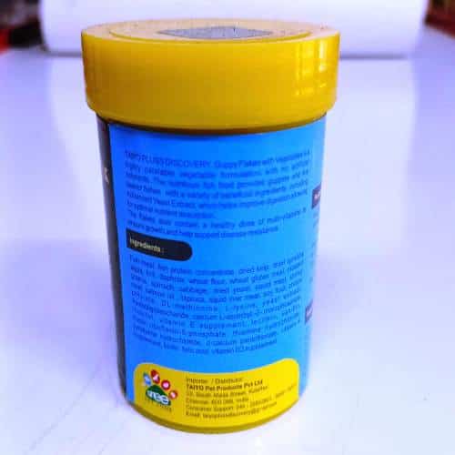 Taiyo Pluss Discovery Guppy Flakes 25 grams Fish Food - 2