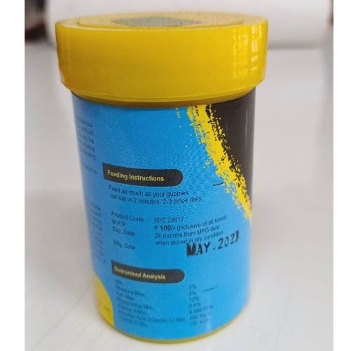 Taiyo Pluss Discovery Guppy Flakes 25 grams Fish Food - 3