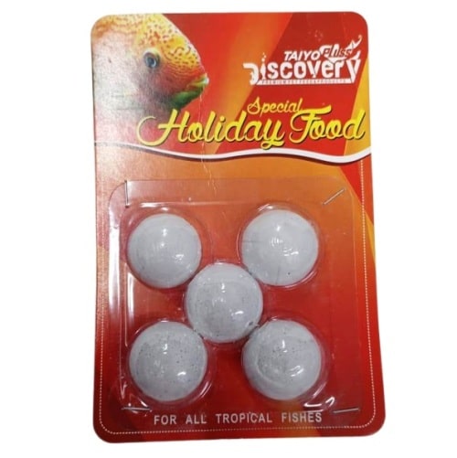 Taiyo Pluss Discovery Holiday Fish food 5 Pcs Packet