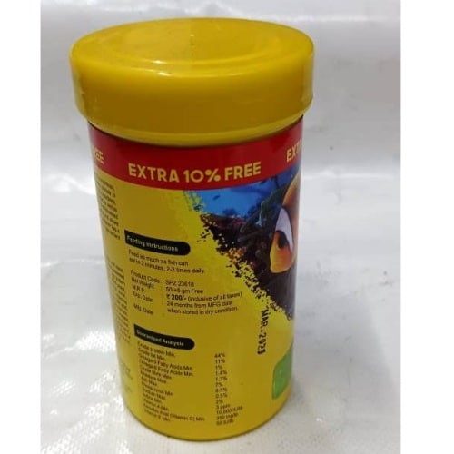 Taiyo Pluss Discovery Marine Flakes 55 grams Fish Food - 3