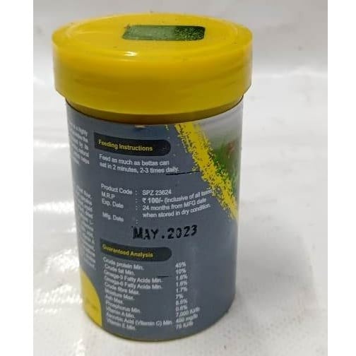 Taiyo Pluss Discovery Tropical Flakes 25 grams Fish Food - 3