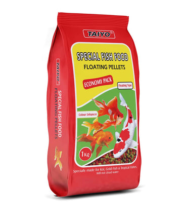 Taiyo 1.2 mm size 1 kg Special Fish Food Floating Pellet