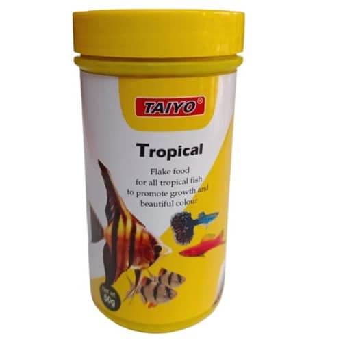 Taiyo Tropical Flake Fish Food 50 grams bottle
