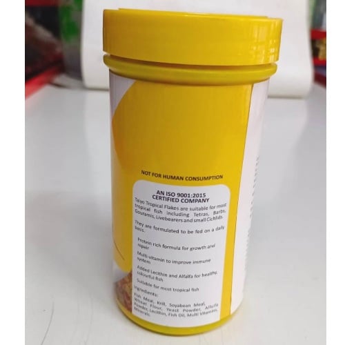 Taiyo Tropical Flake Fish Food 50 grams bottle - 3