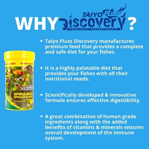 Taiyo Plus discovery Spirulina and Spinach flakes 25 gram - 6